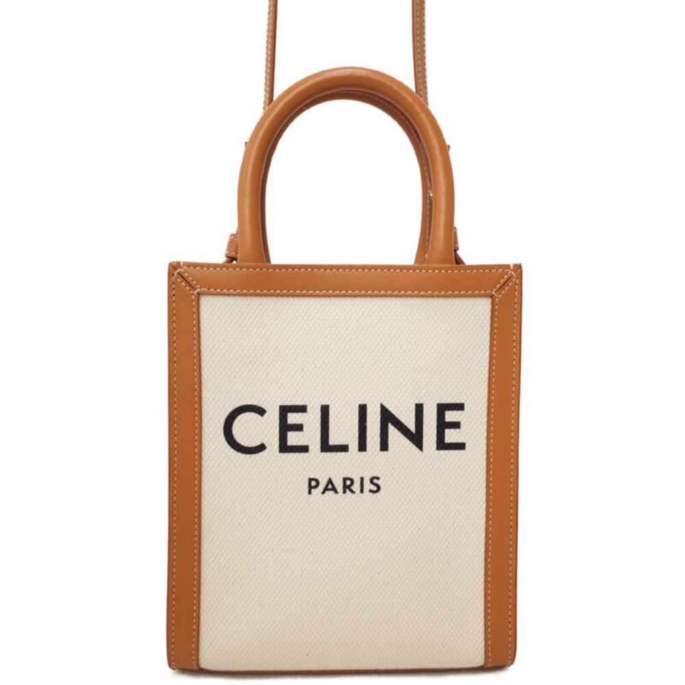 Celine Cabas Bag Vertical Leather Shoulder - Picture 2 of 9
